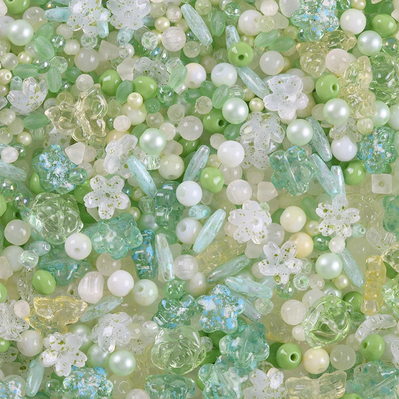 Creative Mixed Glass Spacer Beads for Jewelry Making