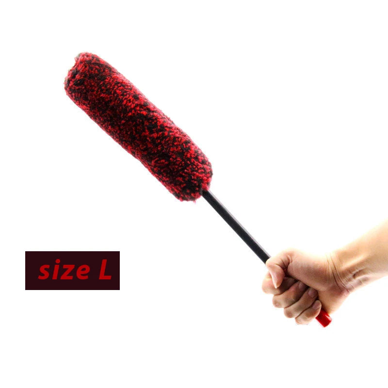 Plush Wheel Cleaning Brush Set for Cars and Motorcycles