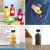 Mini Clear Glass Bottles with Lids for Potions, Shots & Essential Liquids