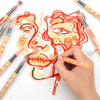 Skin Tone Acrylic Paint Markers, Soft Brush Tip for Portraits & Crafts