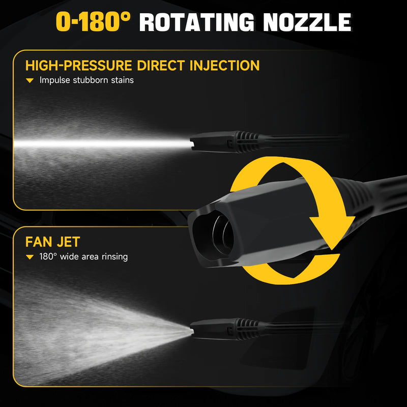 Portable Cordless Pressure Washer Gun