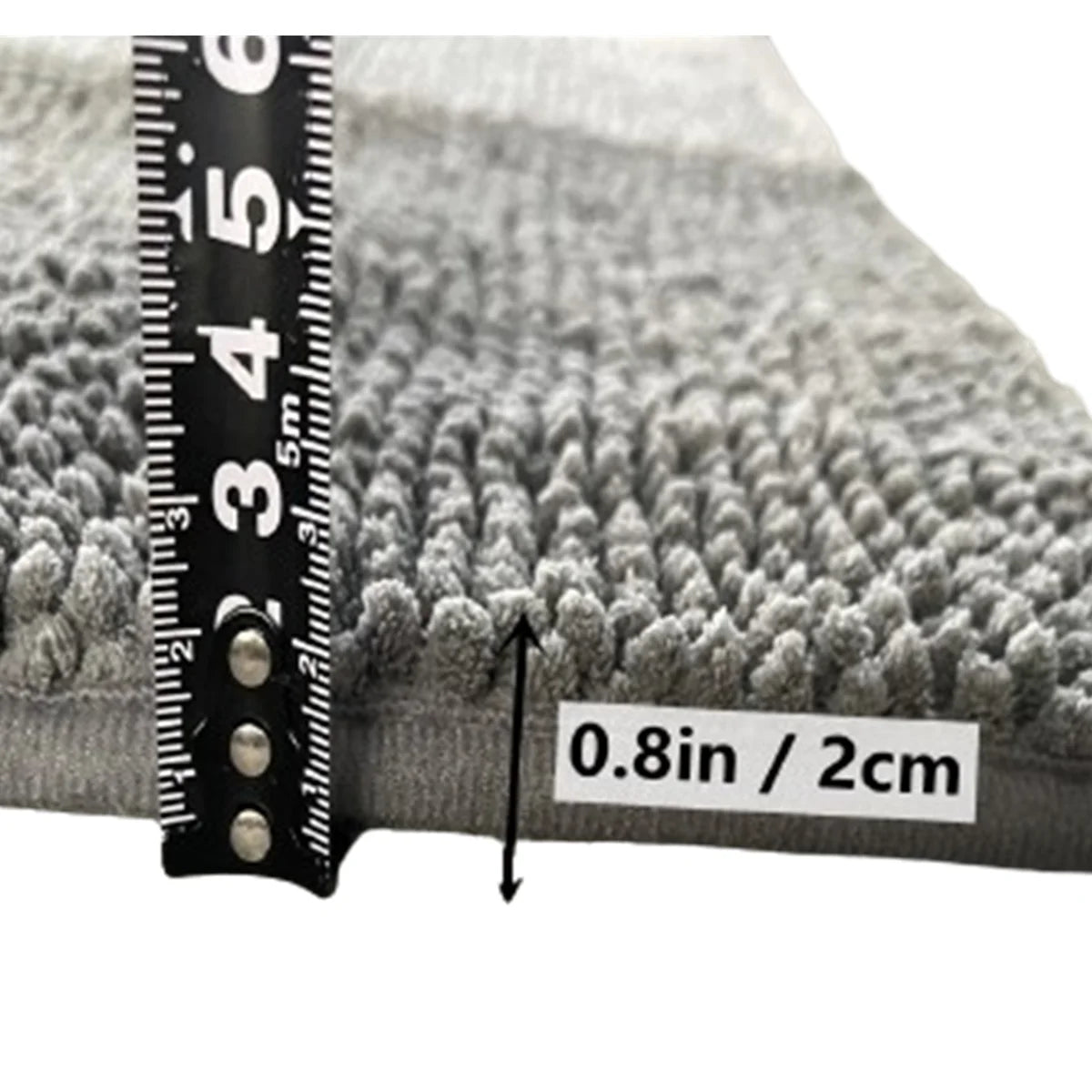 Ultra-Absorbent Chenille Door Mat with Non-Slip Backing