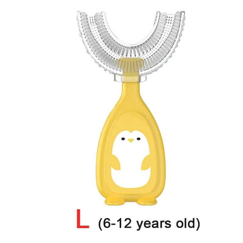 U-Shaped Silicone Toothbrush for Toddlers