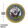 Embroidered Tactical Patch with Hook and Loop Backing
