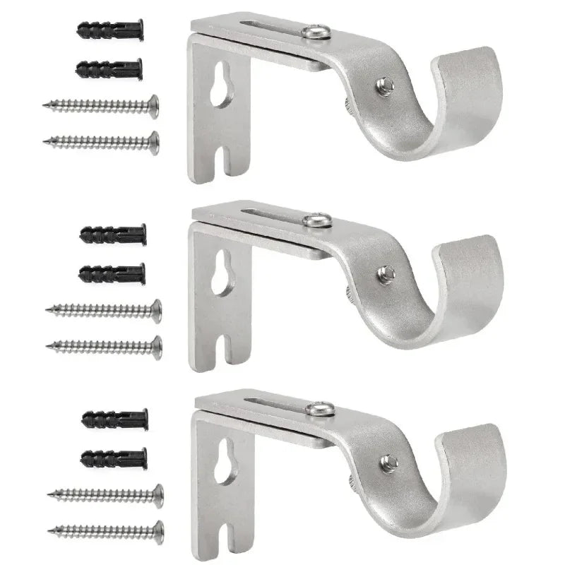 Hochbelastbare verstellbare Metall-Vorhang-Halterungen