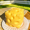 Extra Large Slow-Rebound Cheese Fidget Toy