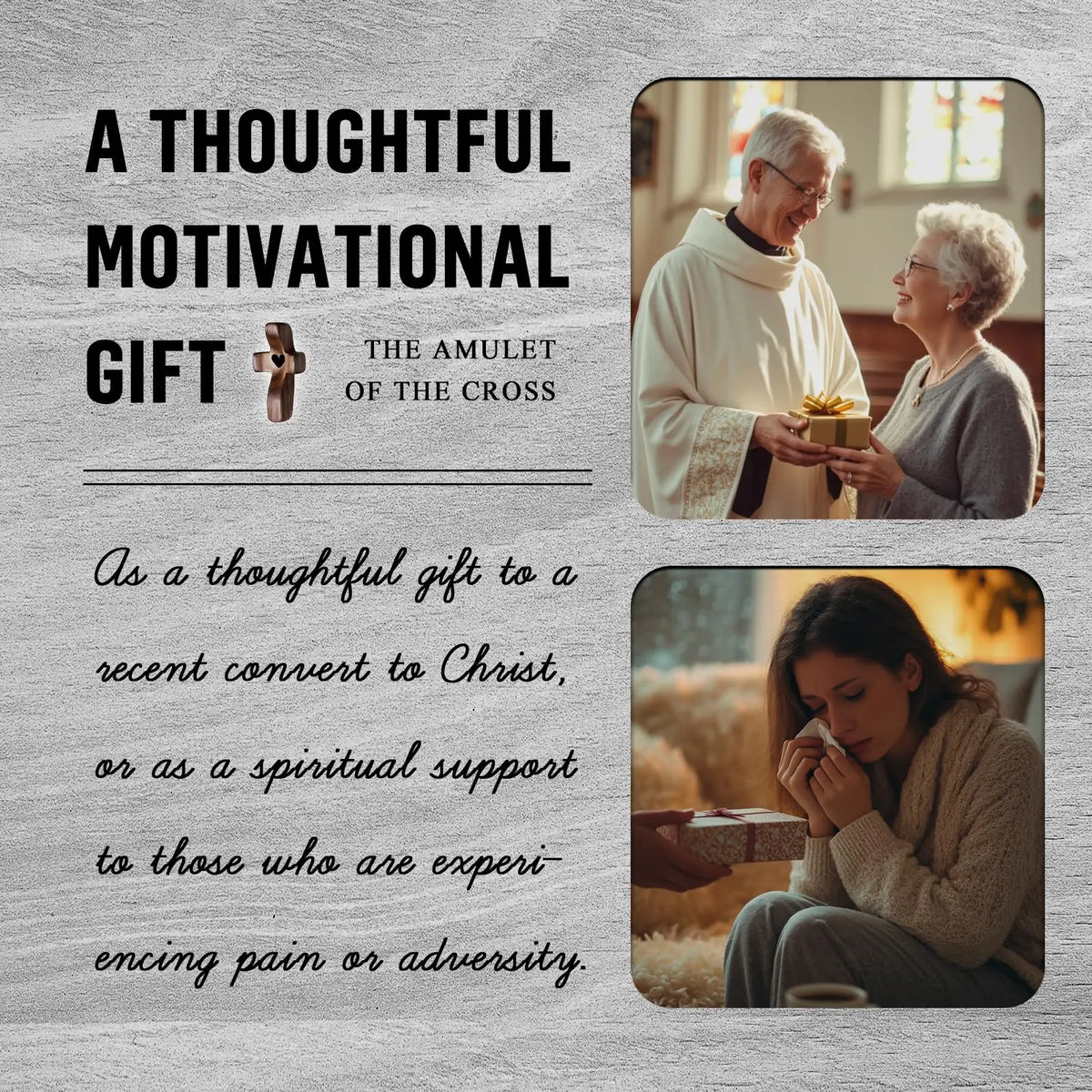 Handmade Pocket Prayer Cross for Comfort and Reflection