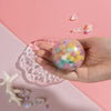 Rainbow Bead Squishy Fidget Ball for Stress Relief