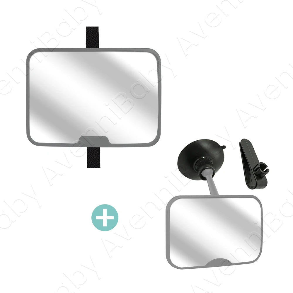 2-in-1 Car Seat Mirror Set for Infants