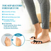 Soft Silicone Toe Separators for Bunion Relief & Foot Alignment