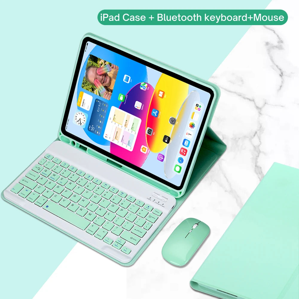 Detachable Keyboard Case for iPad 10th Gen and iPad 11th Gen (A16)