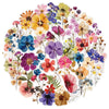Aufgepresste Blumenkunst-Aufkleber