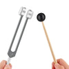 128Hz Aluminum Alloy Tuning Fork Set for Sound Therapy and Chakra Balancing