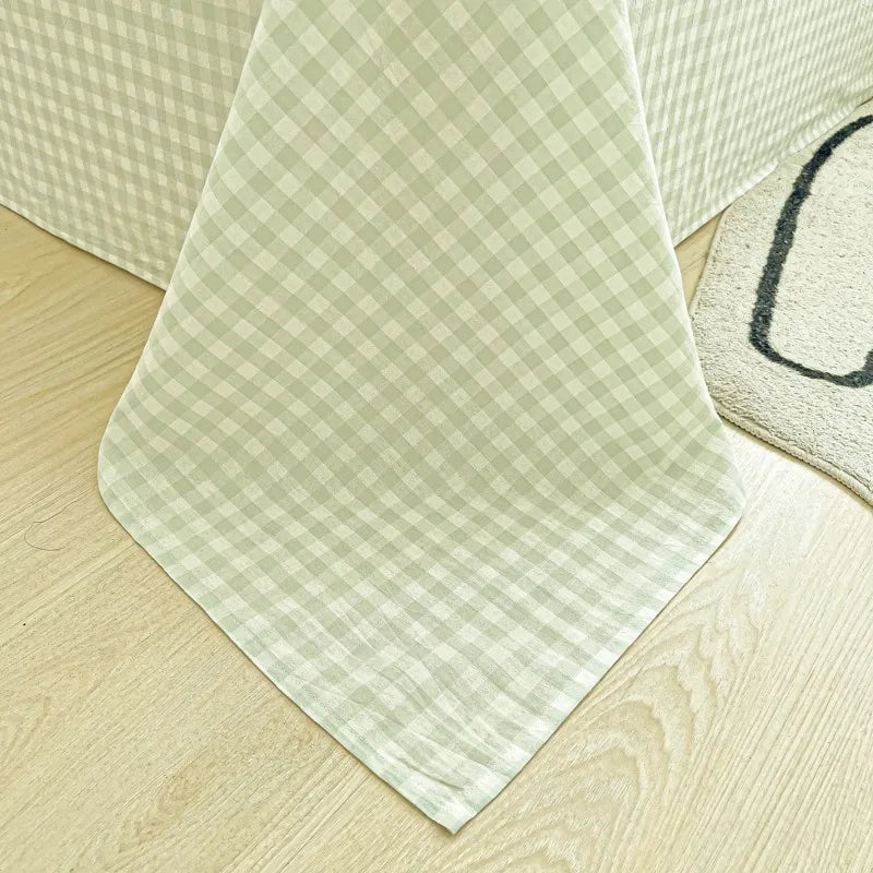 Organic Cotton Percale Bed Sheet Set with Pillowcases
