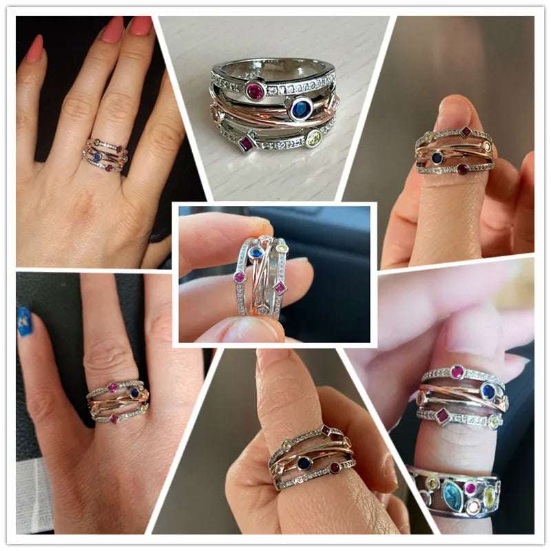 Bagues Géométriques en Zirconia Discrètes