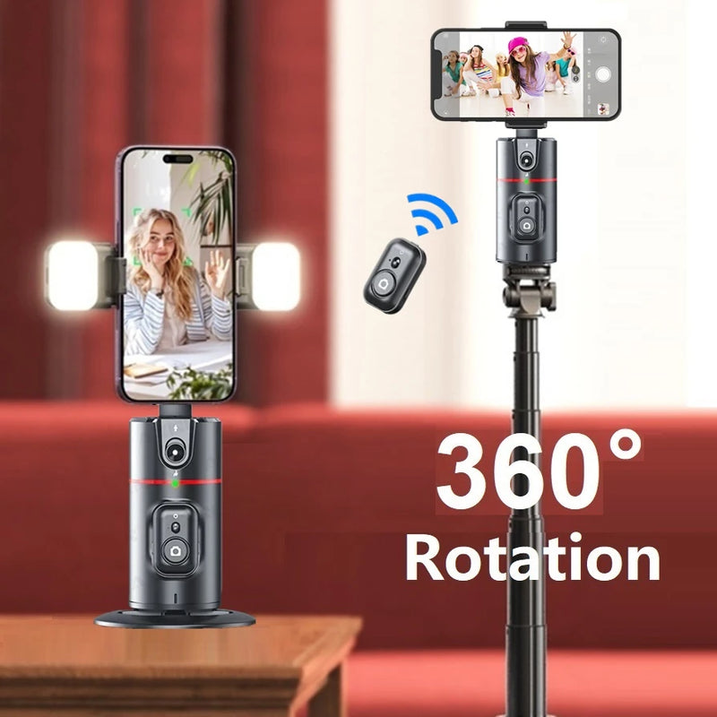 AI Face Tracking Phone Gimbal with Remote Control