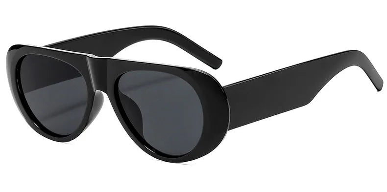 Retro Oversized Gradient Sunglasses for Women