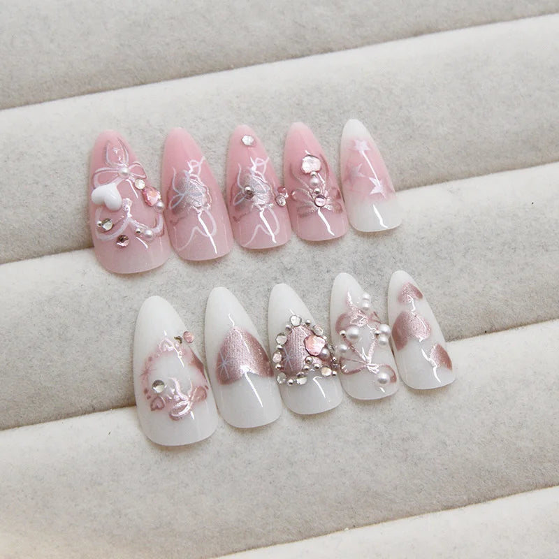 Press-On Artificial Nail Set