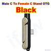 Flat USB-C Fast-Charging Cable with Foldable Phone Stand