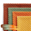 Striped Corduroy Throw Pillow Covers - Farmhouse Boho Decor