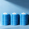 Disposable Toilet Brush Set with Wall-Mounted Holder and Refill Heads
