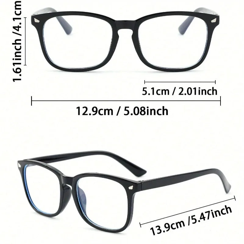 Y2K Leopard Print Square Sunglasses