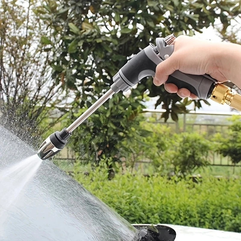 Pistola de Agua a Alta Presión Ajustable para Lavado de Coches y Jardín