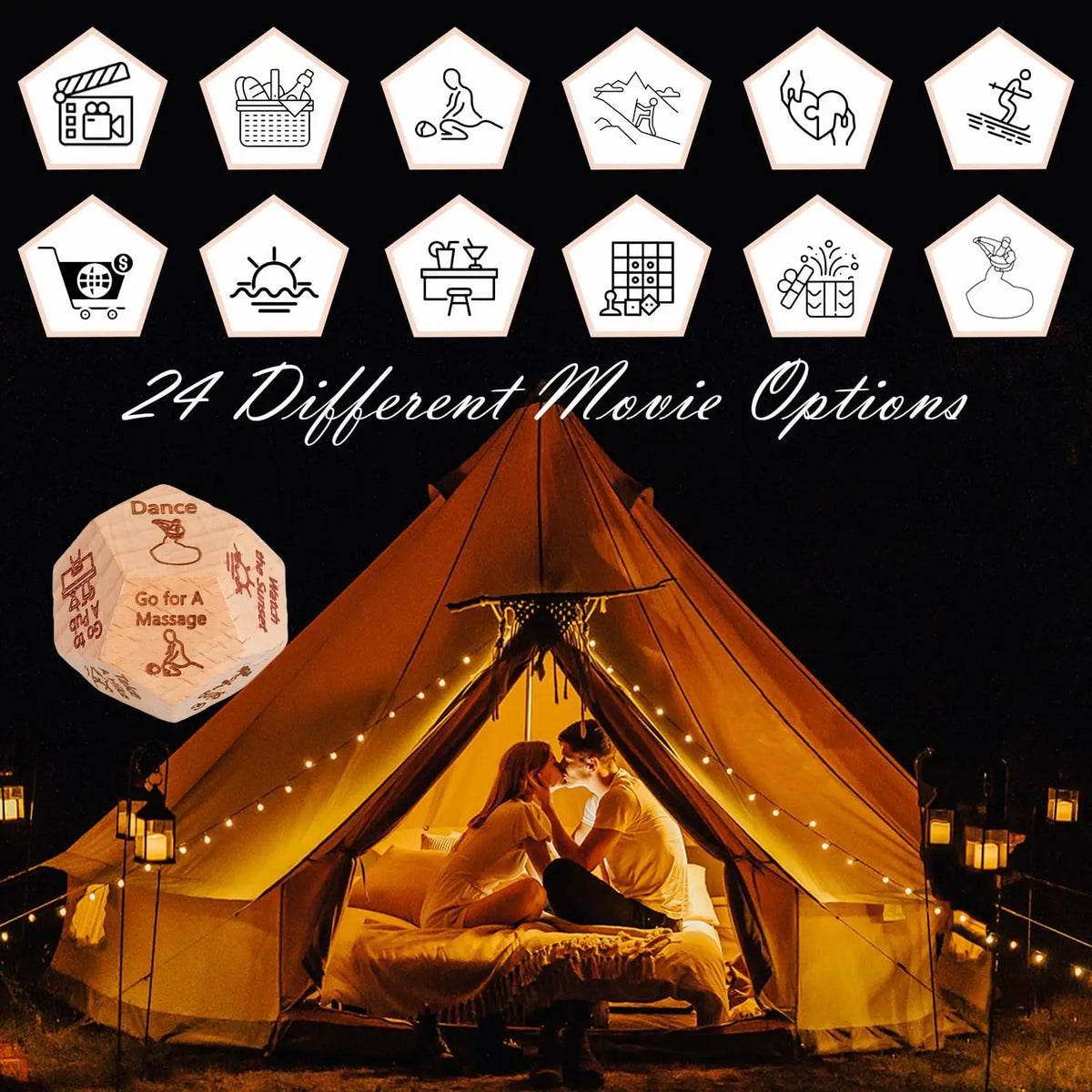 Couples Food Decision Dice Set