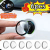 A hand holds a clear protective cover for a car camera, demonstrating the upgraded durable version.