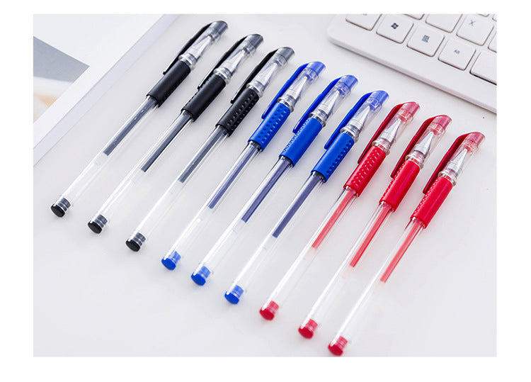 Smooth 0.5mm Gel Pen Set with Refills (Black, Blue, Red)