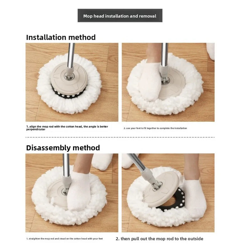 Microfiber Spin Mop Replacement Head