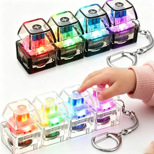 LED-Tastatur Fidget Keychain