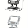 360° Rotating Aluminum Tablet Stand for 4.7-12" Devices