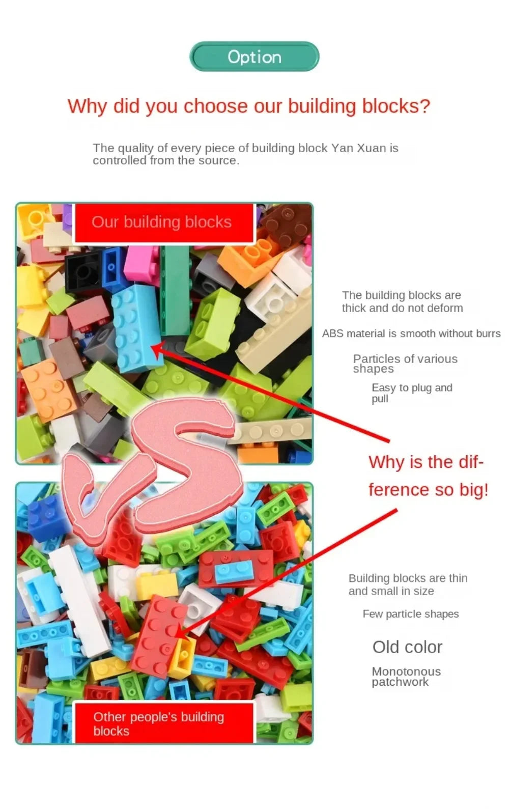 Creative Building Blocks Bulk Set – 120 or 240 Pieces