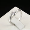 Classic Silver Cubic Zirconia Wedding Ring