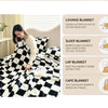 Panda Flannel Throw Blanket - Soft Plush Cover for Couch, Bed & Travel