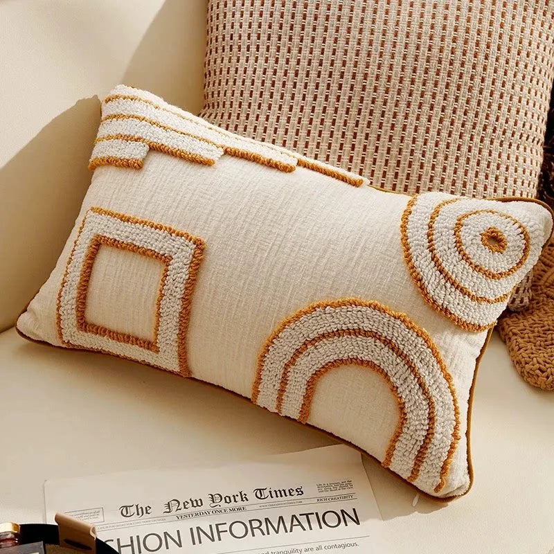 Bohemian Woven Throw Pillow Cover