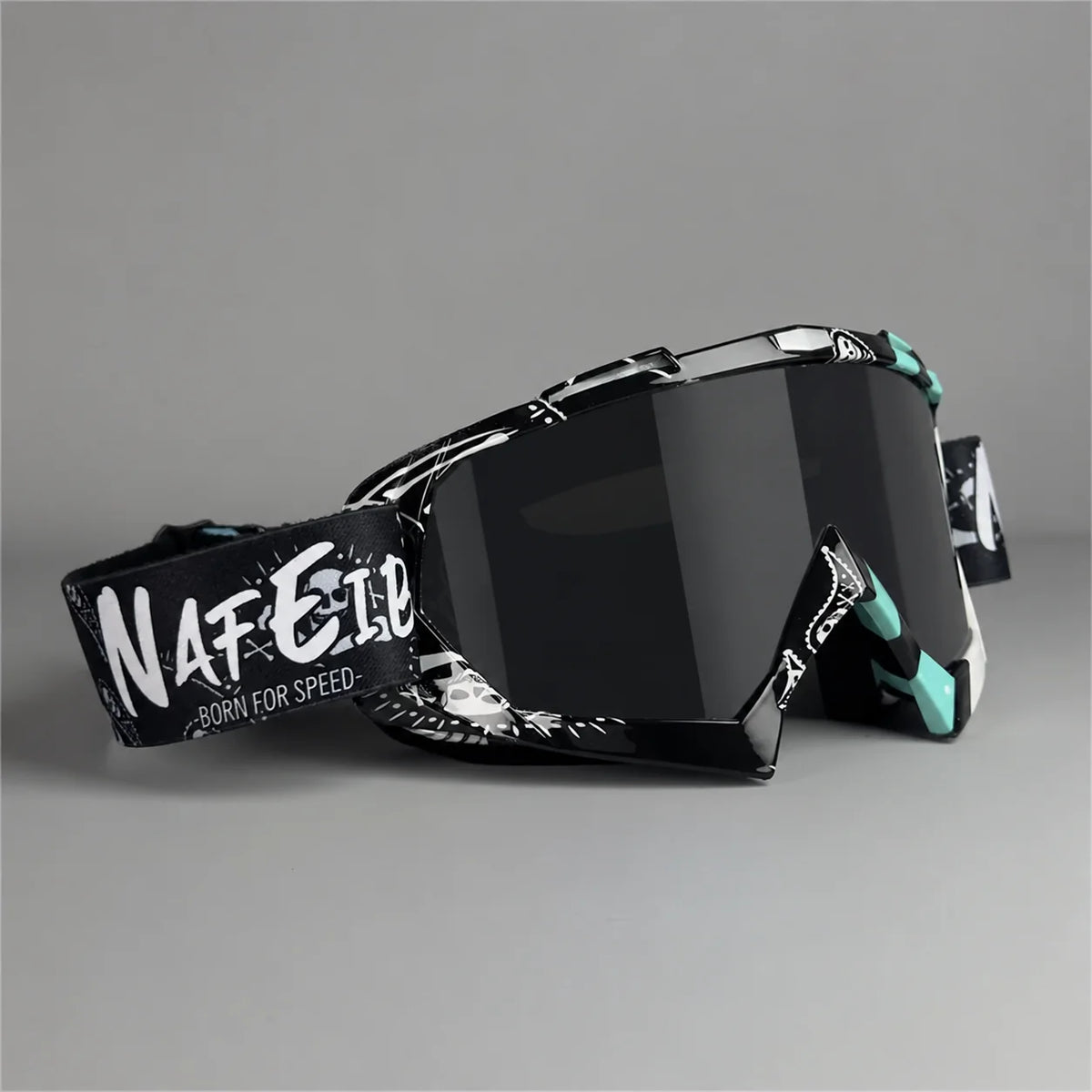 Classic Retro Motorcycle Goggles with Dual Lenses
