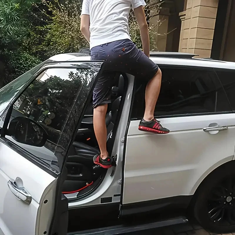 Foldable Car Door Step for Easy Roof Access