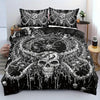 Gothic Skull & Damask Comforter Cover Set