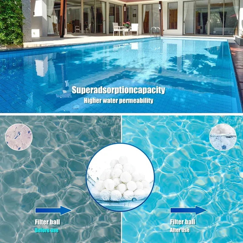 Reusable Swimming Pool Filter Balls – Eco-Friendly Water Purification Media