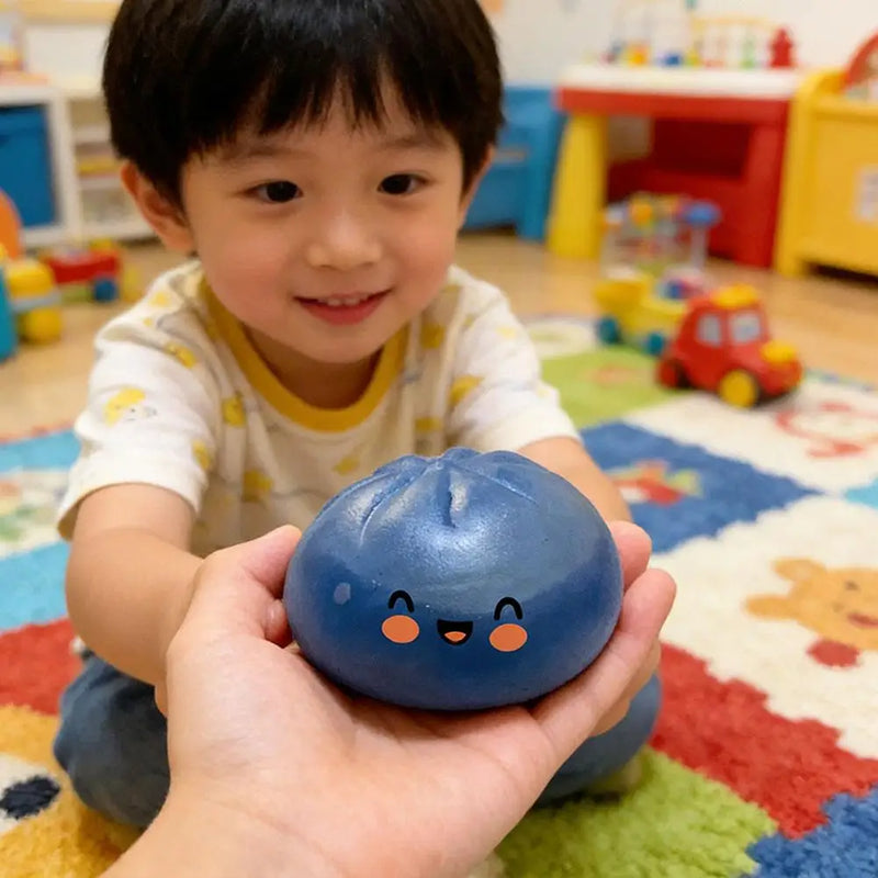 Glitter Squishy Dumpling Stress Relief Toy
