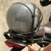 Heavy-Duty Motorcycle Luggage Strap with Elastic Helmet Net