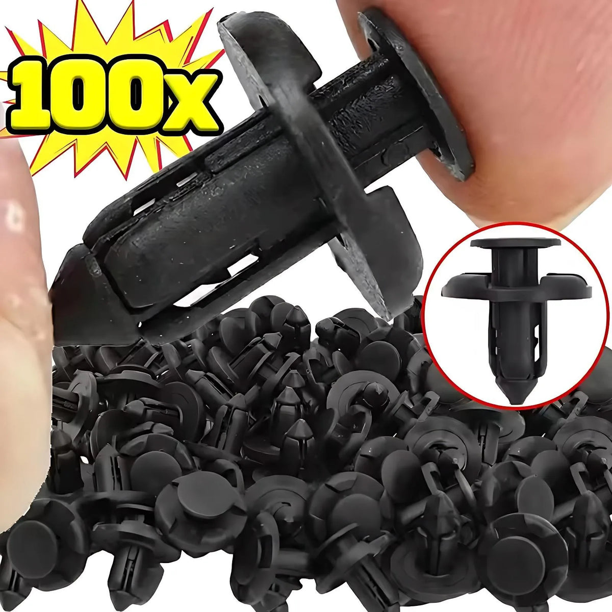 8mm Car Push Rivets for Fender Liners and Splash Shields
