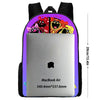 Cartoon Gorilla Kids School Backpack Set with Lunch Bag and Pencil Case
