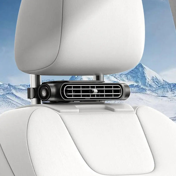 Ventilateur de siège-auto rechargeable avec appui-tête