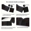Adjustable Bra Extenders with Flexible 2, 3, or 4 Hook Options