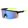 Oversized Mirrored Sports Sunglasses