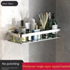 Space Aluminum Corner Bathroom Shelf