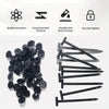Self-Locking Nylon Cable Tie Buckles for Auto Panels